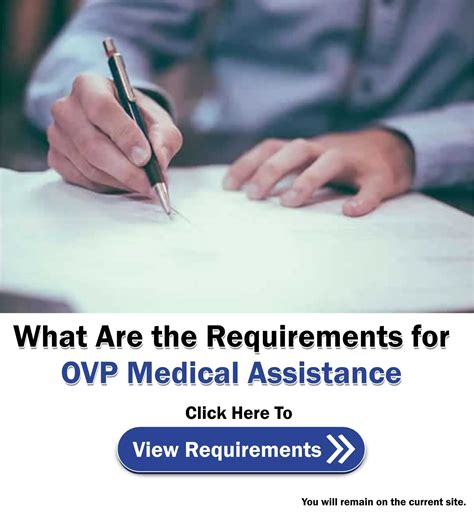 How To Apply for OVP Medical Assistance Program .